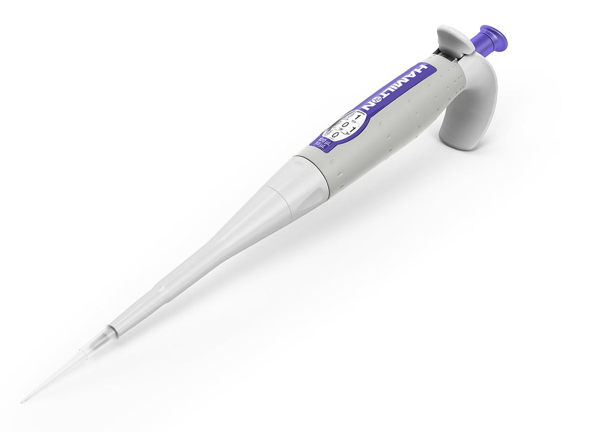Single Channel Adjustable Volume SoftGrip Pipette 55019-36 - Benchtop & Handheld Solutions - Hamilton Company