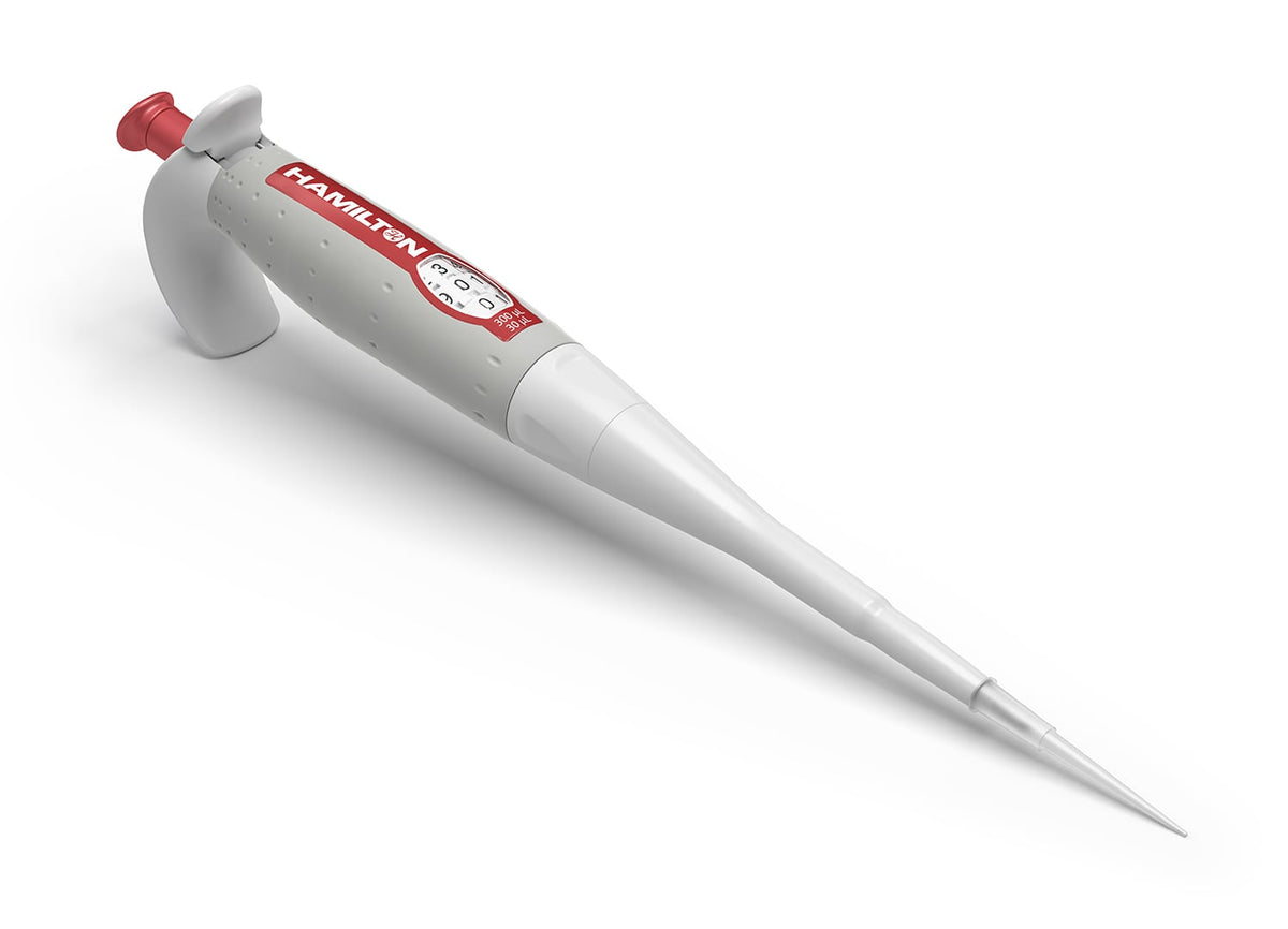 Single Channel Adjustable Volume SoftGrip Pipette 55019-38 - Benchtop & Handheld Solutions - Hamilton Company