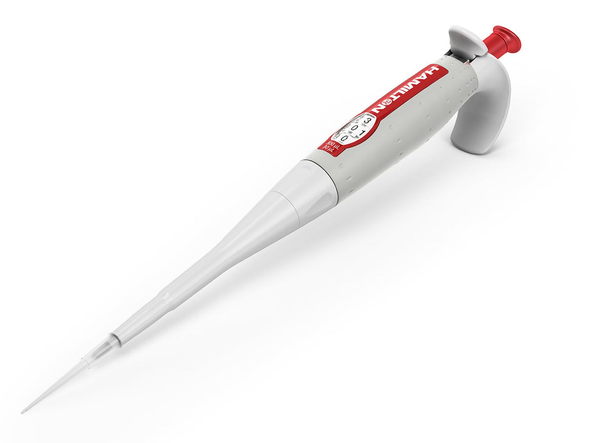 Single Channel Adjustable Volume SoftGrip Pipette 55019-38 - Benchtop & Handheld Solutions - Hamilton Company