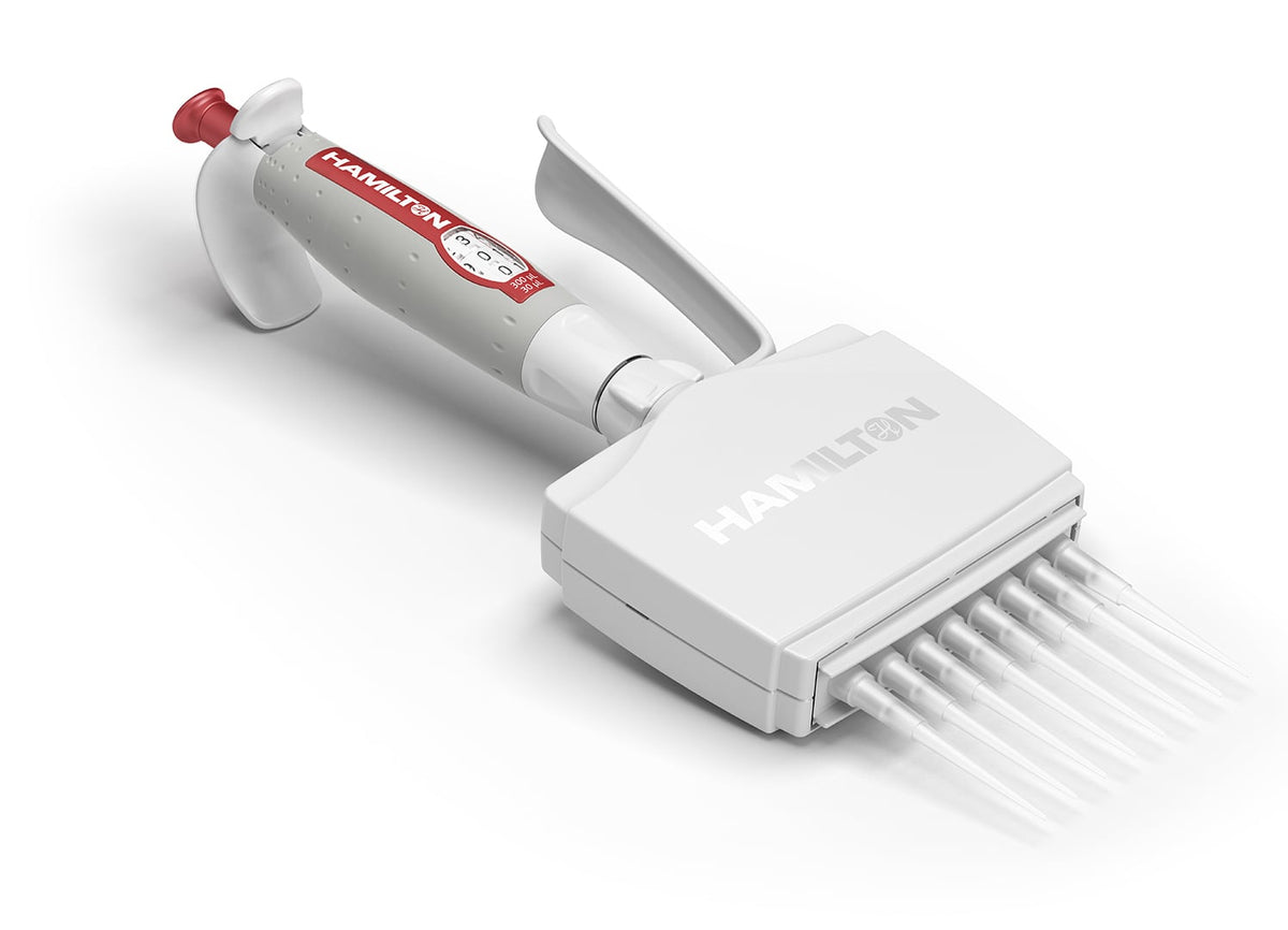 8-Channel Adjustable Volume SoftGrip Pipette 55019-52 - Benchtop & Handheld Solutions - Hamilton Company