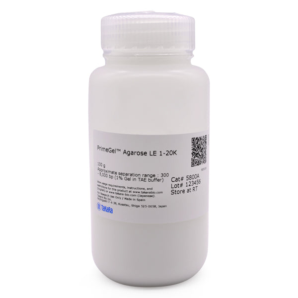 PrimeGel™ Agarose LE 1-20K 5800A - Cloning - Takara Bio
