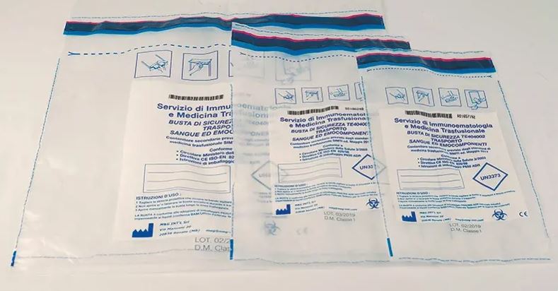 Security Bags for Blood Component Transport (BS4002)