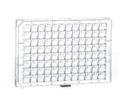 CRYSTALQUICK LP PLATE, 96 WELL, SQUARE WELLS, FLAT BOTTOM, LOW PROFILE - COC / Lbr - Greiner Bio-One (609871)
