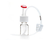 EZBio® MTO 60mL Bottle Assembly, 38-430 VersaCap®, w/ Pinch Pipe, 10/CS (437-8302-FLS) — Foxx Life Sciences