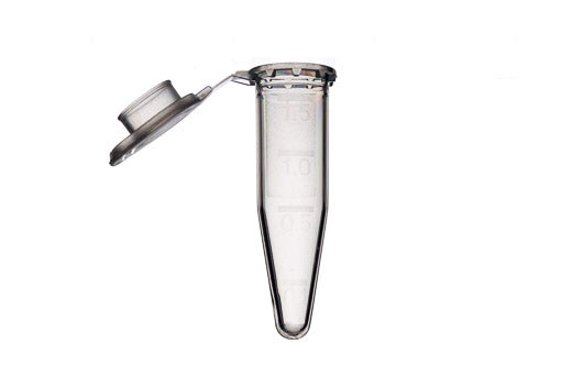 REACTION TUBE, PP, NATURAL, ATTACHED CAP, GRADUATED - 1.5 ml - Greiner Bio-One (616201)