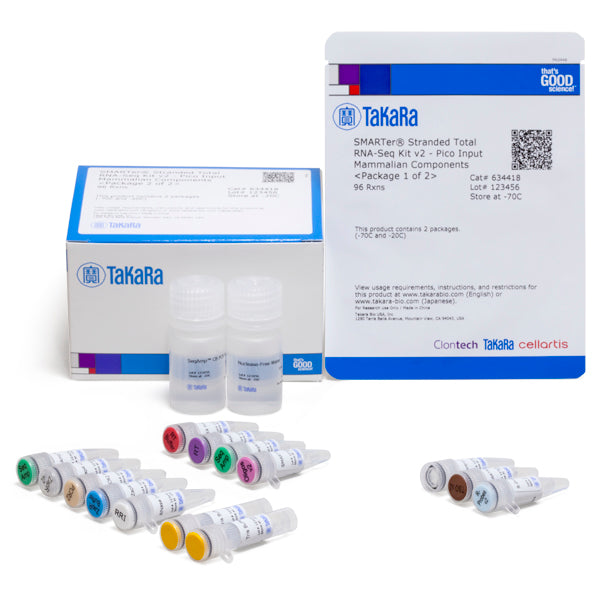 SMARTer® Stranded Total RNA-Seq Kit v2 - Pico Input Mammalian Components 634418 - Next-generation sequencing - Takara Bio