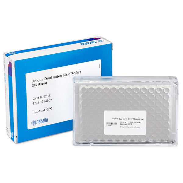 Unique Dual Index Kit (97–192) 634753 - Next-generation sequencing - Takara Bio