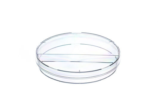 PETRI DISH, PS - Dishes - 94/15 mm / Non-sterile / With Vents, 20 pcs./bag, 2 Compartments - Greiner Bio-One (635102)