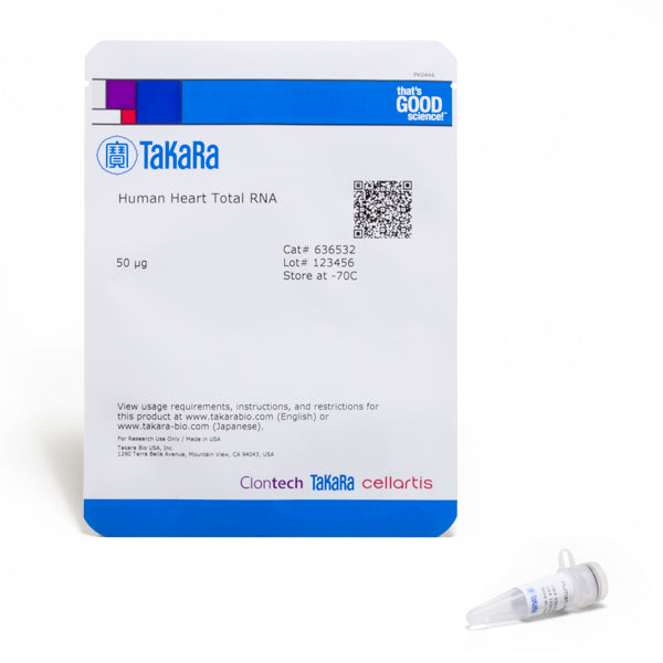 Human Heart Total RNA 636532 - mRNA and cDNA synthesis - Takara Bio