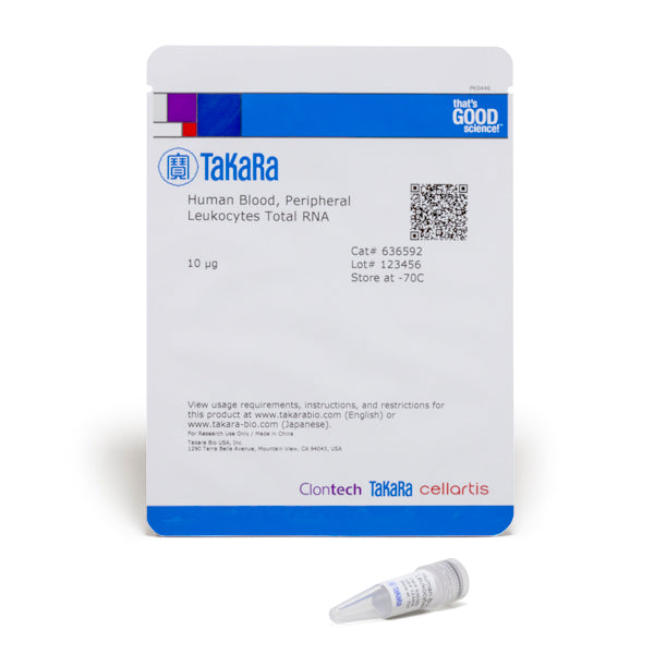 Human Blood, Peripheral Leukocytes Total RNA 636592 - mRNA and cDNA synthesis - Takara Bio