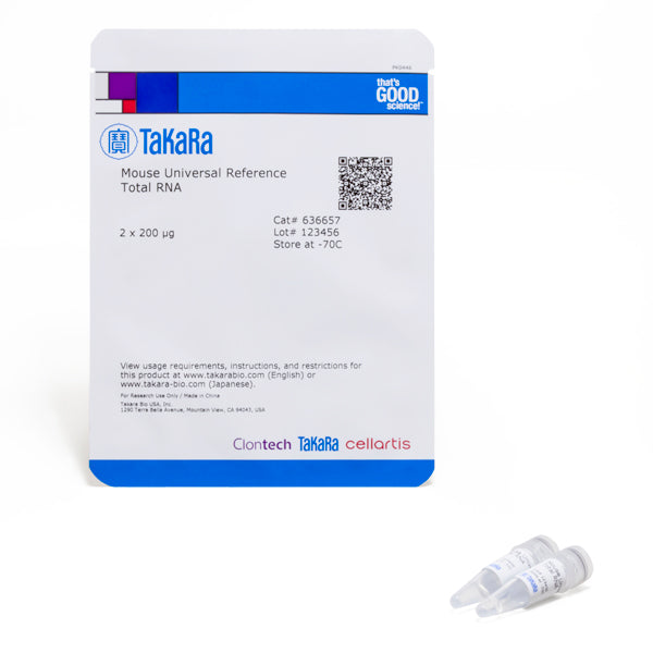 Mouse Universal Reference Total RNA 636657 - Real-time PCR - Takara Bio