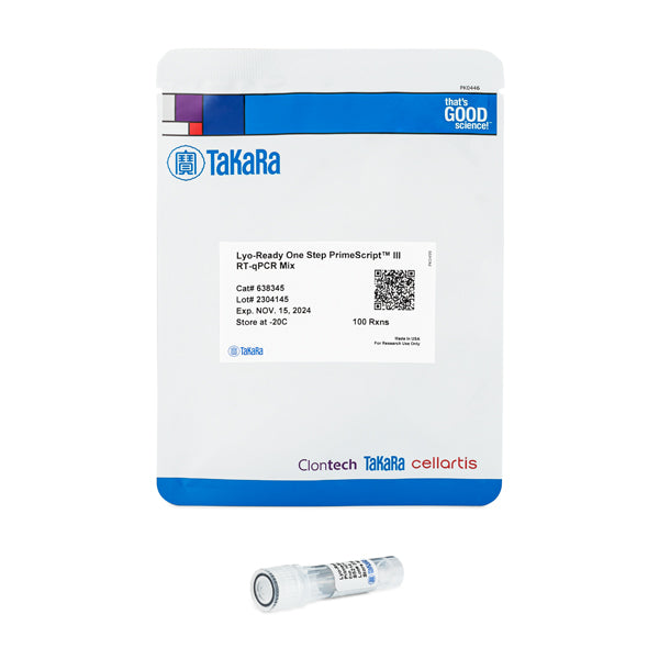 Lyo-Ready One Step PrimeScript™ III RT-qPCR Mix 638345 - Real-time PCR - Takara Bio