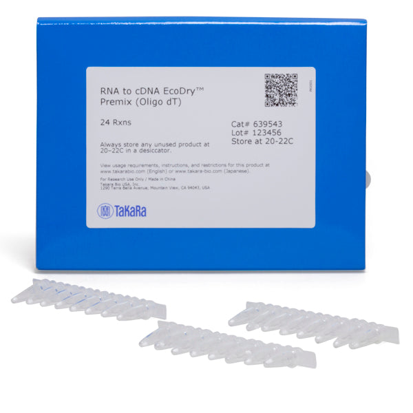 RNA to cDNA EcoDry™ Premix (Oligo dT) 639543 - mRNA and cDNA synthesis - Takara Bio