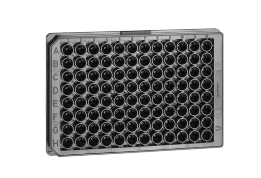 MICROPLATE, 96 WELL, PP - Non-sterile / U-Bottom, Black - Greiner Bio-One (650209)