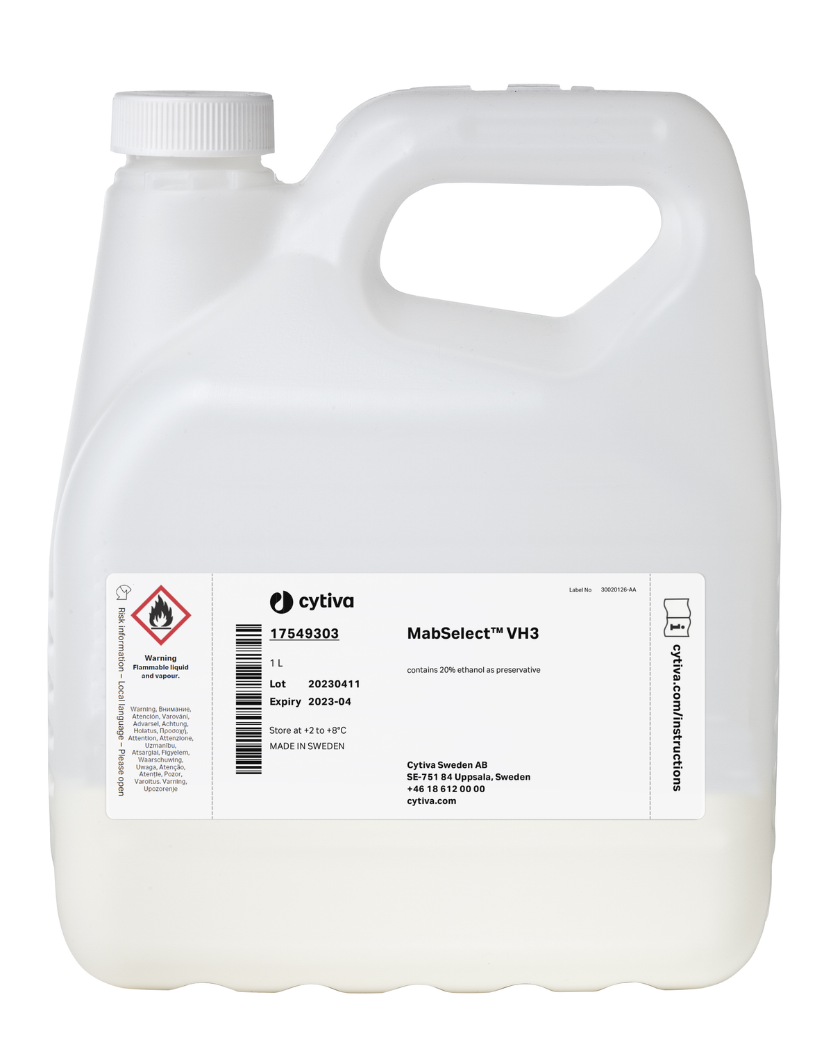 MabSelect™ VH3 protein A affinity resin 17549303 - Chromatography products - Cytiva