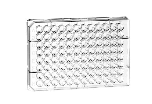 MICROPLATE, 96 WELL, PS, NON-BINDING - F-Bottom (Chimney Well) Clear - Greiner Bio-One (655901)