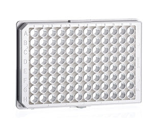 MICROPLATE, 96 WELL, PS, NON-BINDING - White, F-Bottom (Chimney Well) µClear® - Greiner Bio-One (655903)