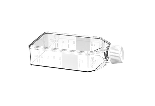 SUSPENSION CULTURE FLASK, PS, CLEAR, CELLSTAR®, STERILE - 250 ml / White Standard Screw Cap - Greiner Bio-One (658190)