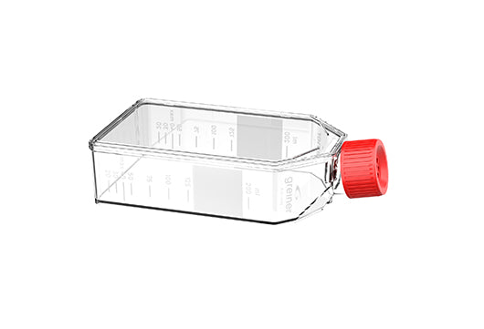 CELL CULTURE FLASK, PS, CELLCOAT®, POLY-D-LYSINE, RED FILTER SCREW CAP - 250 ml - Greiner Bio-One (658940)