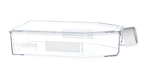 SUSPENSION CULTURE FLASK, PS, CLEAR, CELLSTAR®, STERILE - 650 ml / White Filter Screw Cap - Greiner Bio-One (661195)