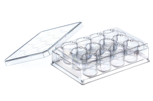 THINCERT PLATE, 12 WELL, PS, LID, STERILE, - 3D Cell Culture - Greiner Bio-One (665110)