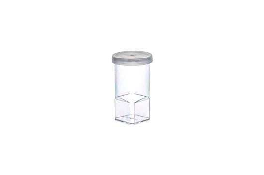 ANALYSER CUP, PS - Analyser Cups - Flat Bottom / Clear, With Cap, 250 pcs./bag, Suitable For Coulter - Greiner Bio-One (668102)