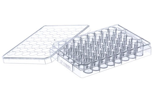 CELL CULTURE MULTIWELL PLATE, PS, CLEAR, CELLSTAR®, CELL-REPELLENT SURFACE, LID WITH CONDENSATION RINGS, STERILE - 48 Well - Greiner Bio-One (677970)