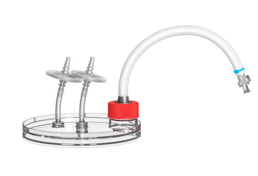 CELLDISC, PS, CLEAR, TC, STERILE, EXTERNAL FILTER - Closed Filling Caps - 1 Layer / No - Greiner Bio-One (678101-CF1)