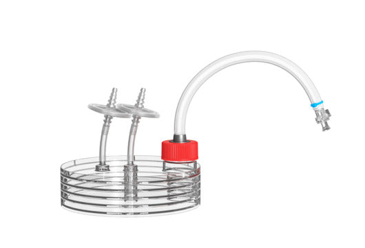 CELLDISC, PS, CLEAR, TC, STERILE, EXTERNAL FILTER - Closed Filling Caps - 4 Layers / No - Greiner Bio-One (678104-CF1)