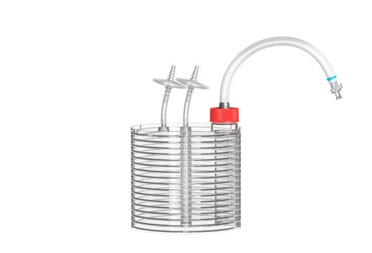 CELLDISC, PS, CLEAR, TC, STERILE, EXTERNAL FILTER - Closed Filling Caps - 16 Layers / No - Greiner Bio-One (678116-CF1)