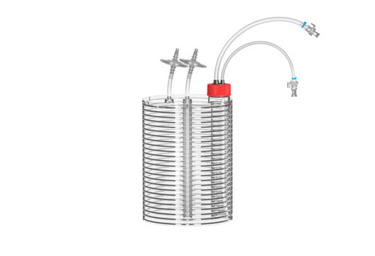 CELLDISC, PS, CLEAR, TC, STERILE, EXTERNAL FILTER - Closed Filling Caps - 24 Layers / Yes - Greiner Bio-One (678124-CF2)