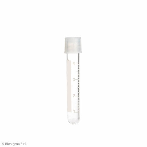 Test Tubes with Two-Position Closure Cap, Sterile, Polystyrene (BSF2054)