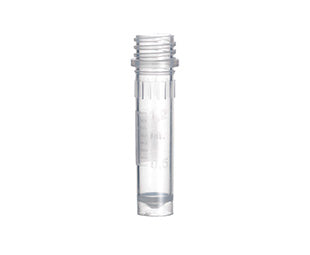REACTION TUBE, PP, 10/45 MM, NATURAL, CONICAL, SCREW CAP 366XXX - 2 ml / Support Skirt - Greiner Bio-One (722201)