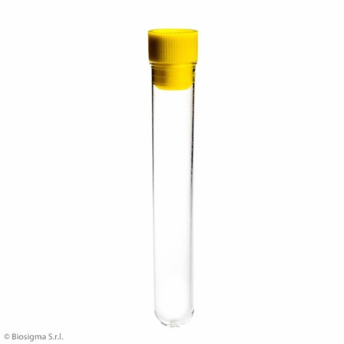 Sterile Test Tubes 16×100 mm, 10 mL with Pressure Cap, Polystyrene (BSM410)