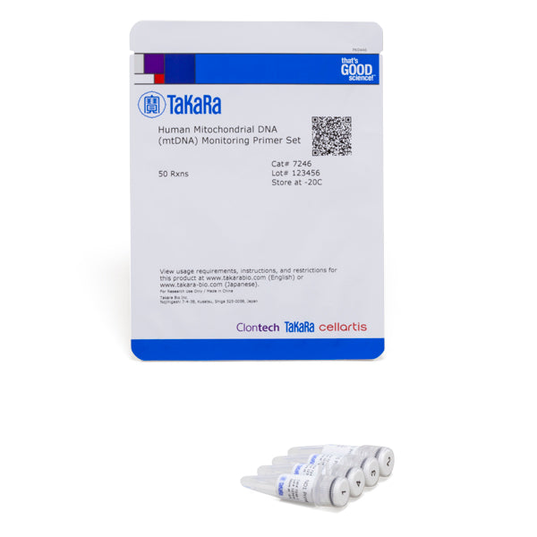 Human Mitochondrial DNA (mtDNA) Monitoring Primer Set 7246 - Stem cell research - Takara Bio