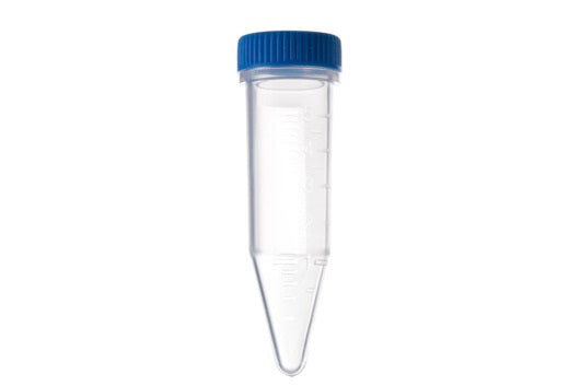 REACTION TUBE, 5 ML, PP, NATURAL, GRADUATED - Non-sterile / 100 pcs./bag / Conical, Blue Screw Cap Separate - Greiner Bio-One (725201)