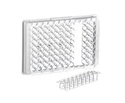 STRIP PLATE, 6xF16, PS, F-BOTTOM, CLEAR, MICROLON - High Binding - Greiner Bio-One (756071)