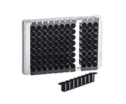 STRIP PLATE, 12xF8, PS, F-BOTTOM - High Binding / Fluotrac - Greiner Bio-One (762077)
