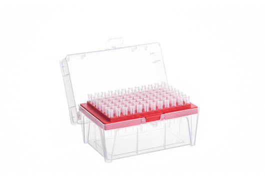 Sapphire Pipette Tip, 10 µl, low retention, natural - Sterile / 96 pcs./rack - Greiner Bio-One (771362)