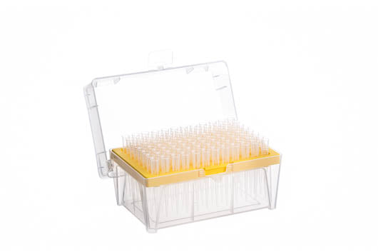 Sapphire Pipette Tip, 200 µl, low retention, natural - Sterile / 96 pcs./rack - Greiner Bio-One (775362)