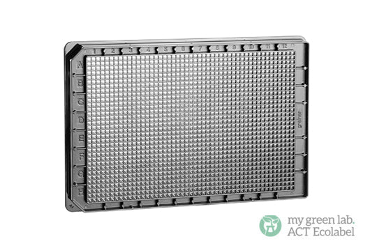 CELL CULTURE MICROPLATE, 1536 WELL, PS, F-BOTTOM, STERILE - Black / Yes / TC, 15 pcs./bag, Hibase - Greiner Bio-One (782092)