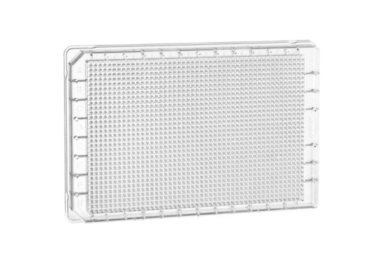 CELL CULTURE MICROPLATE, 1536 WELL, PS, F-BOTTOM, STERILE - Clear / No / TC, Lid, Single Packed, Hibase - Greiner Bio-One (782180)