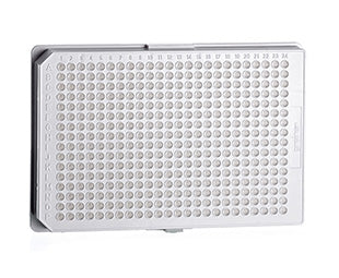 MICROPLATE, 384 WELL, PS, F-BOTTOM, SMALL VOLUME, HIBASE - White / 10 pcs./bag - Greiner Bio-One (784075)