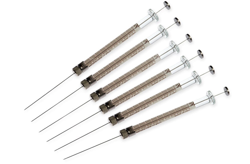 10 µL, Microliter Syringe, Removable Needle (RN), Multipack 80336 - Lab Syringes - Hamilton Company