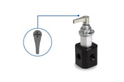 Manual Valve, 4-Port Loop Flow Path (4-4), PTFE/CTFE, HVP 86779 - Valves Fittings & Tubing - Hamilton Company