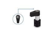 Manual Valve, 3-Port "T" Flow Path (3-3), PTFE/CTFE, HVX 86903 - Valves Fittings & Tubing - Hamilton Company