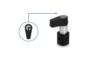 Manual Valve, 2-Port 90° Flow Path (2-2), PTFE/CTFE, HVX 86902 - Valves Fittings & Tubing - Hamilton Company