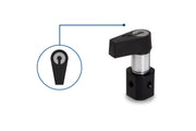 Manual Valve, 4-Port Distribution Flow Path (4-5), PTFE/CTFE, HVX 86913 - Valves Fittings & Tubing - Hamilton Company
