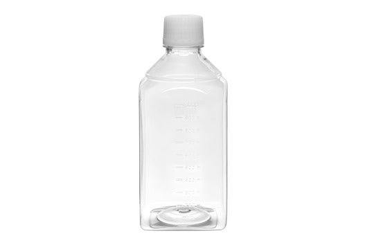 MEDIA BOTTLE, PET, SQUARE, STERILE, SAL 10(-6) - 1000 ml - Greiner Bio-One (952710)