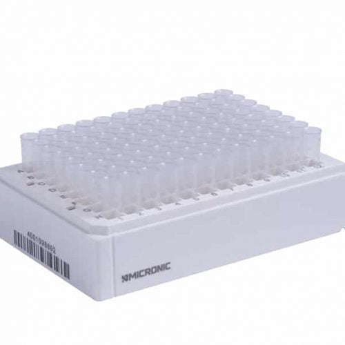 1.40ml STANDARD Push Cap Tubes U-bottom - Sample Storage Tubes - Micronic